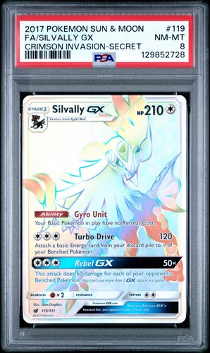 Silvally-GX graded PSA 8 for sale on eBay