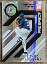 2005 Donruss Elite Turn of the Century /500 Ambiorix Burgos Prospect #180 Royals