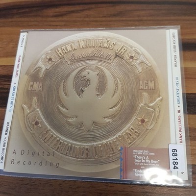 HANK WILLIAMS JR greatest hits iii WEA MANUFACTURING USA VG+/EX (CD Album)