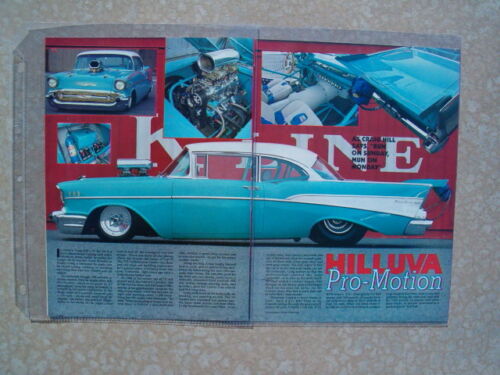 1957 CHEVROLET SUPERCHARGED PRO STREET ***ORIG. ARTICLE - Photo 1 sur 1