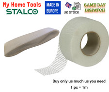 BY THE METER Plasterboard Tape Mesh Scrim Joint Fiber Glass Self Adhesive Stalco