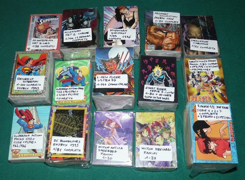 TRADING CARDS ANNI 90 SERIE COMPLETE MARVEL DC COMPLETE SETS - Imagen 7 de 100