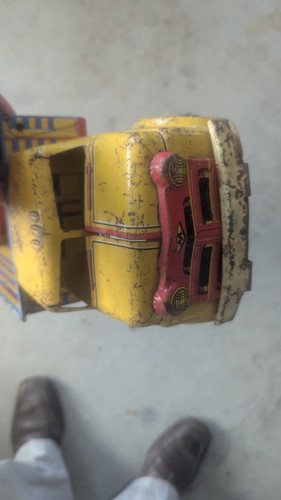 Circa 1956 Marx Coca Cola Sprite Boy Tin Litho Toy Truck For Repair - Picture 3 of 12