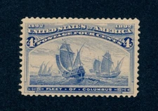 drbobstamps US Scott #233 Mint Hinged Stamp Cat $55