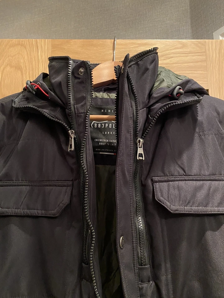 Abrigo acolchado Police para hombre - talla grande (38/40) Foto 4 de 4