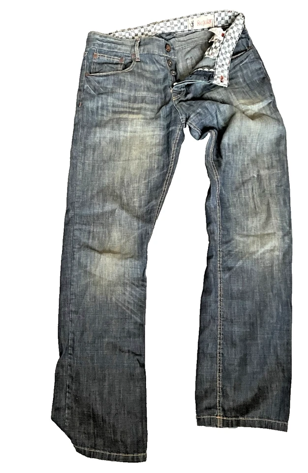 SPF Springfield Kult Jeans soft used Look regular fit von Model getragen - Bild 4 von 4