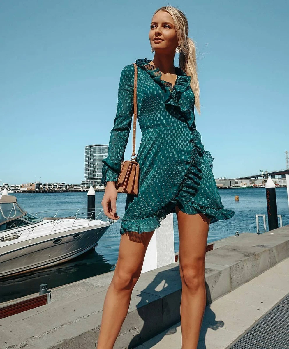 Kookai wrap best sale dress
