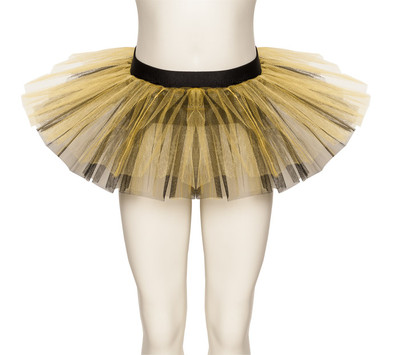 Yellow Black Tutu Skirt Dance Ballet Halloween Fancy Dress Katz