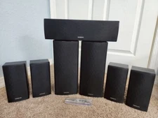 ONKYO SKC-590N Center & Front & Surround Speakers - Complete Home Theater Set