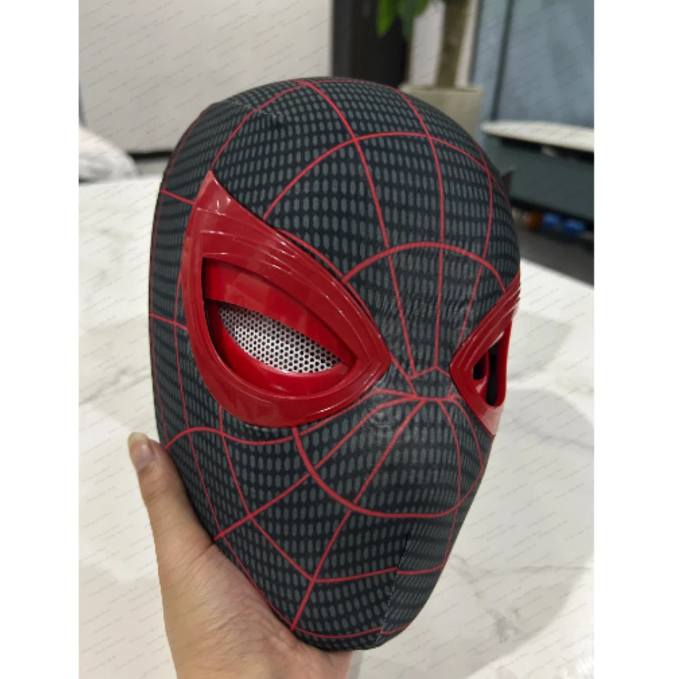 Máscara de Spider-Man Moving Arácnido Ojos Control de Mentón Ojos Casco Máscaras Accesorios Regalo Foto 2 de 4