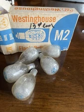 Westinghouse No. M2 Flash Bulbs Vintage Original Box