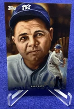 2021 Topps Babe Ruth #2 The Game within the Game Paul Jennis Art card NY Yankees
