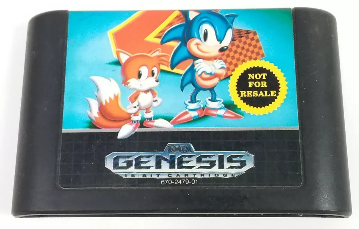 Sonic The Hedgehog 2, SEGA Mega Drive 16-bit version of Son…