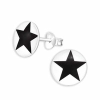Kinder Silber Stern Ohrstecker 925 Hypoallergen 10 Mm Geschenk Ohrringe MäDchen