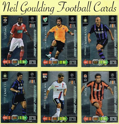 Panini Champions League 2010-11   ADRENALYN XL - EINLAGE   Fußballkarten