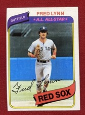 1980 Topps Baseball #110 Fred Lynn Boston Red Sox EX
