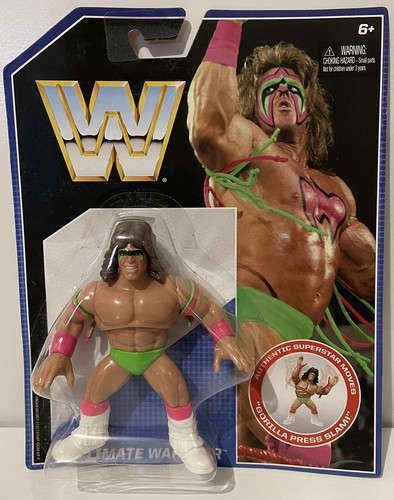WWE WWF Mattel Retro Ultimate Warrior MOC...