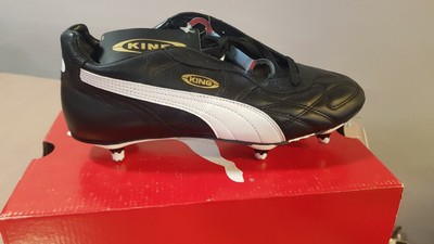 Puma King Pro SG UK size 8 Black-White Football Boots Studs | eBay