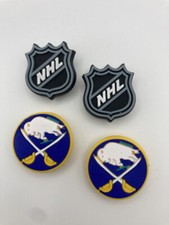 NHL Buffalo Sabres Hockey Team For Crocs Shoe Charms Jibbitz - 4 Pieces