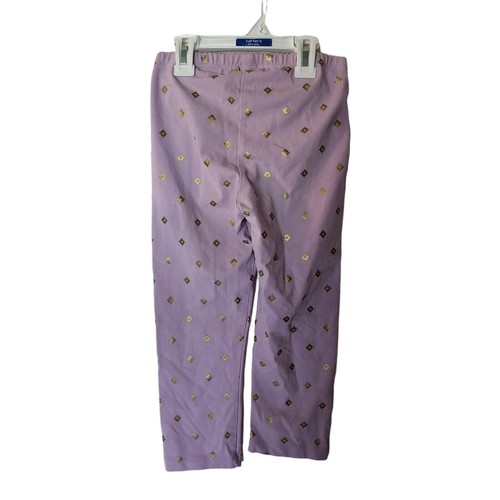 Tea Collection Zuha Capri Leggings Purple Gold Size 10 Years Girl Kids - Picture 6 of 6
