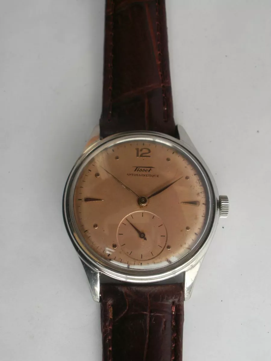 Tissot Calatrava men s steel cal.27 3 mechanical ref.6445 6 vintage wrist watch