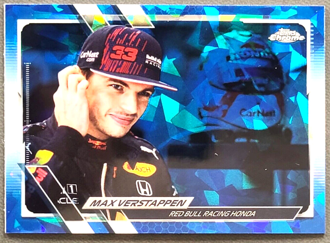 2021 Topps Chrome Formula 1 Sapphire #43 MAX VERSTAPPEN RED BULL RACING F1
