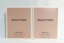 2x BeautyBio Bright Eyes Depuffing And Brightening Eye Gels 2 x 8 (16 total)