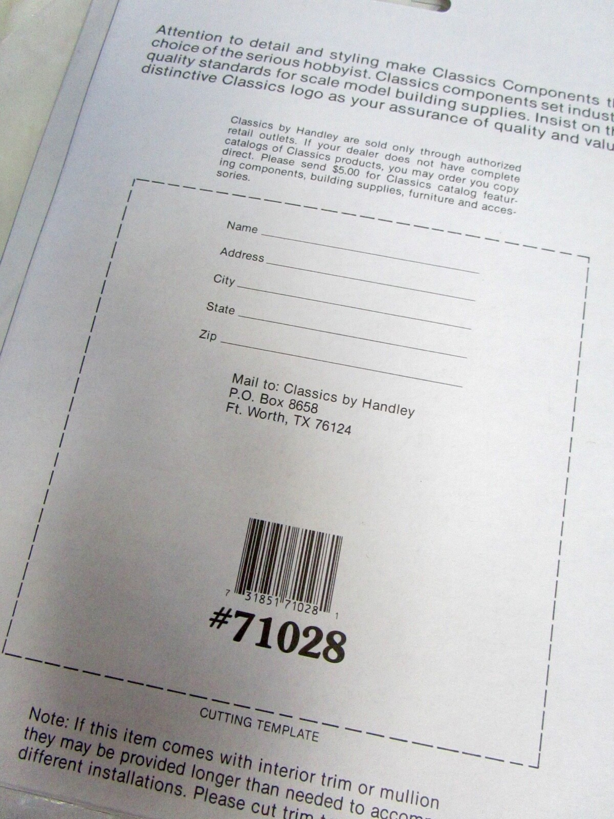 double Fancy Victorian WORKING Window by Classics / Handley House 1:12 dollhouse