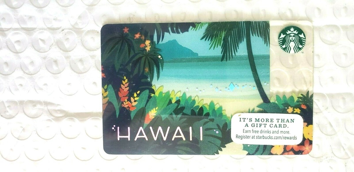 2014 Starbucks HAWAII Nice Gift card DIAMONDHEAD Design - NRMNT