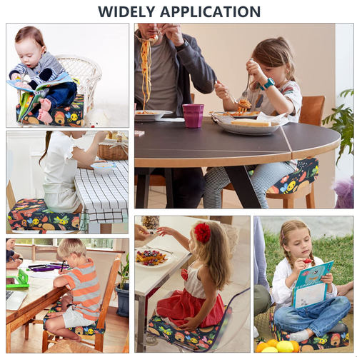 Toddler Booster Seat for Dining, 4" Non-Slip, Washable, Portable Cushion - Picture 4 of 6
