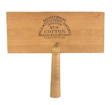 VERY NICE Vintage Old Whittemore No 10 Wool Card Watson - Williams Leiscester MA