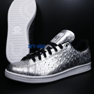 adidas originals stan smith silver