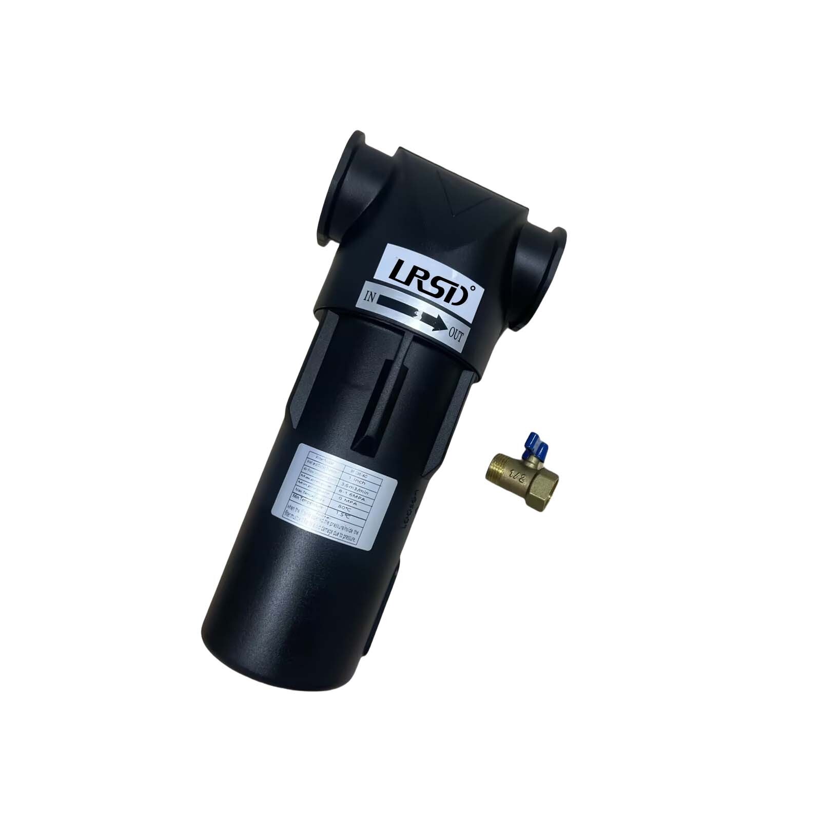 124cfm Particulate Filter Air Drying System For 25-30HP Air Compressor RC1-1/2" 