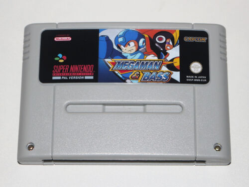 *PAL Version* Megaman & Bass English Game For SNES - Picture 1 of 2