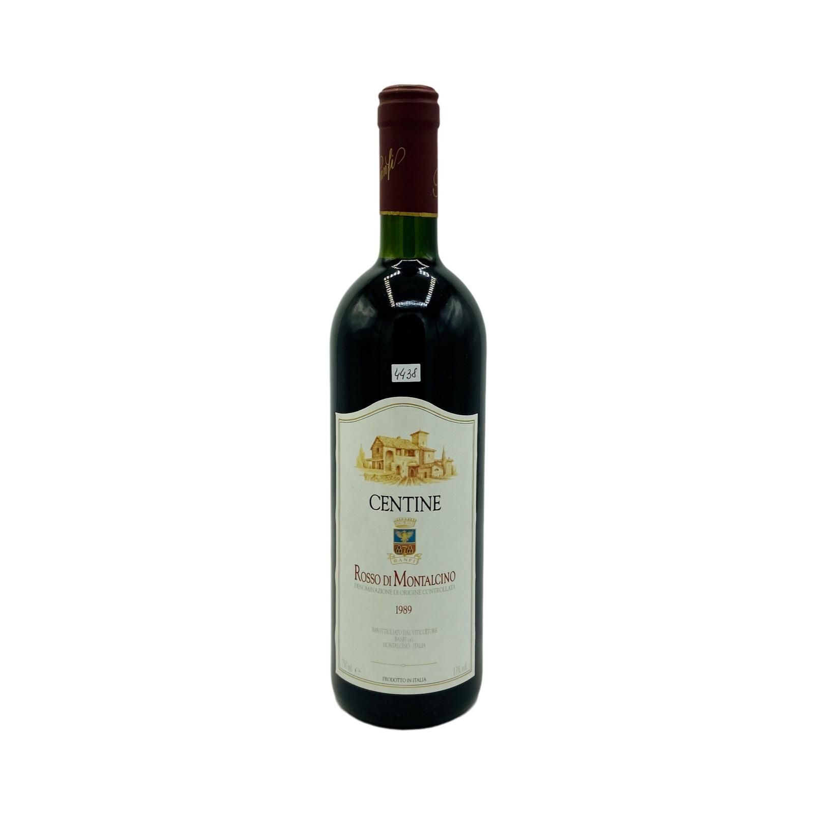 Vintage Bottle - Banfi Rosso di Montalcino DOC "Centine" 1989 0,75 lt. - COD. 44