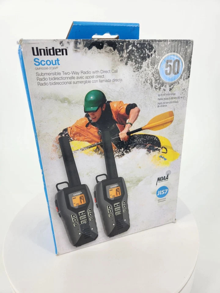 Uniden рация двусторонняя радиостанция комплект дальнего действия водонепроницаемая перезаряжаемая NOAA - Изображение 4 из 4