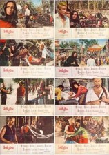 LORD JIM Italian UK fotobusta movie posters x8 PETER O'TOOLE DALIAH LAVI
