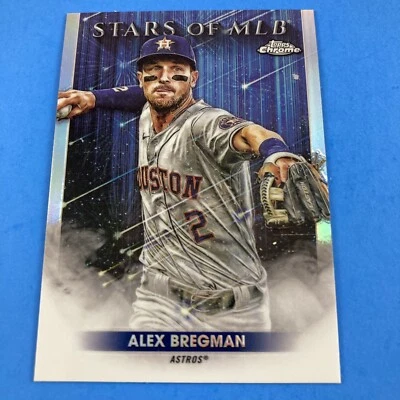 Alex Bregman 2022 Topps Chrome Stars of MLB Insert #8 Houston Astros - Image 1 of 2