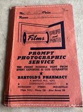 VINTAGE ORIGINAL BARTOLDS PHARMACY PHOTOGRAPH PHOTO POCKET CAMERA