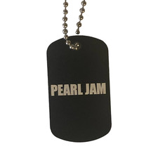Pearl Jam Band Engraved Aluminum Dog Tag with Necklace