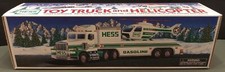 Vintage 1995 Brand New Hess Transport Toy Truck And Helicopter Gas Collectible