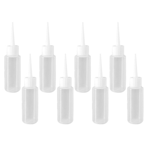 8 Pcs Extruded Oil Bottle Small Liquid Containers Mini Plastic Bottles
