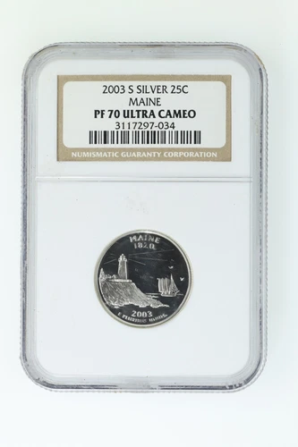 2003 S Maine Silver NGC PF 70 UCAM
