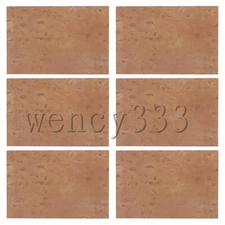 Sax Neck Joint Cork Pads Sheets 2.44 x 1.61 Inch Kit for Alto Soprano Pack of 6