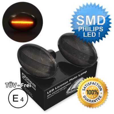 2x OEM BLINKER LED BLINKLEUCHTE SEITENBLINKER FÜR MINI COOPER R56 R57 SCHWARZ