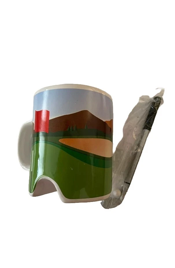 Taza de Golf - Taza Putter Taza de Café - Putter Doble como Pluma - Más Mini Pelota de Golf Foto 2 de 4