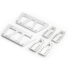 RCBATER Metal Chassis Lift Plate Kit For Axial SCX10 1/10 RC Crawler Car Upgrade