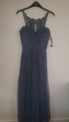 little mistress floral applique maxi dress