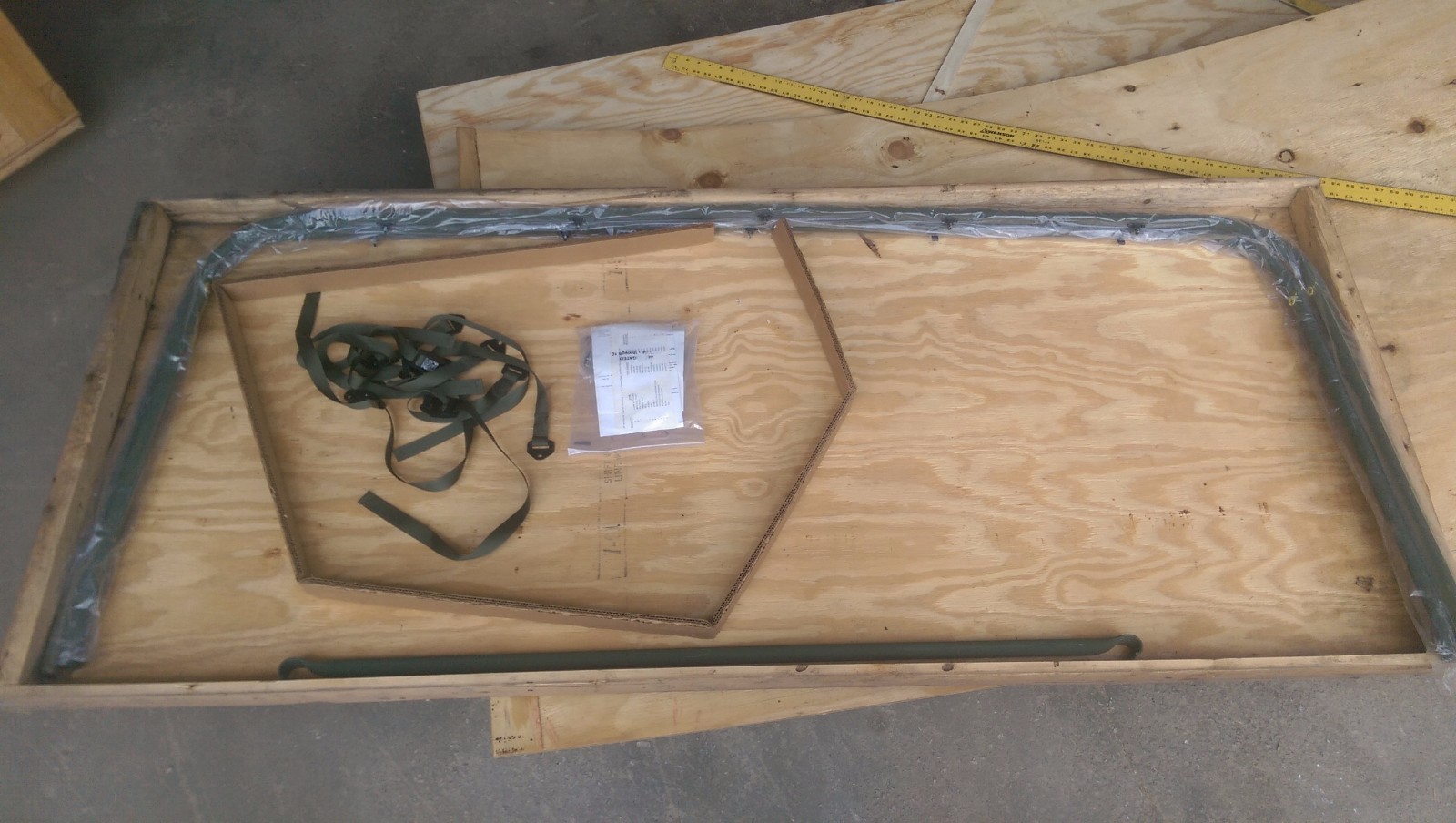 HMMWV Humvee, 4 MAN M998 Green Rear CARGO Extension Cover KIT 5581437 ...