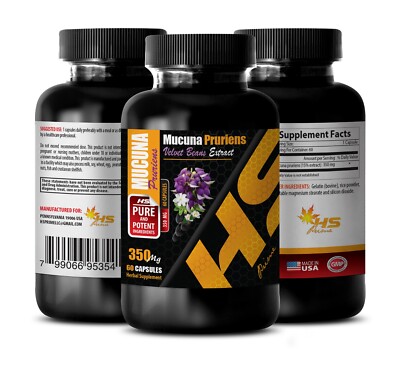 Natural art - MUCUNA PRURIENS EXTRACT - velvet beans extract 1Bot 60Caps